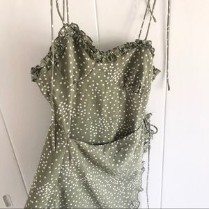 90’s polka dot mini dress